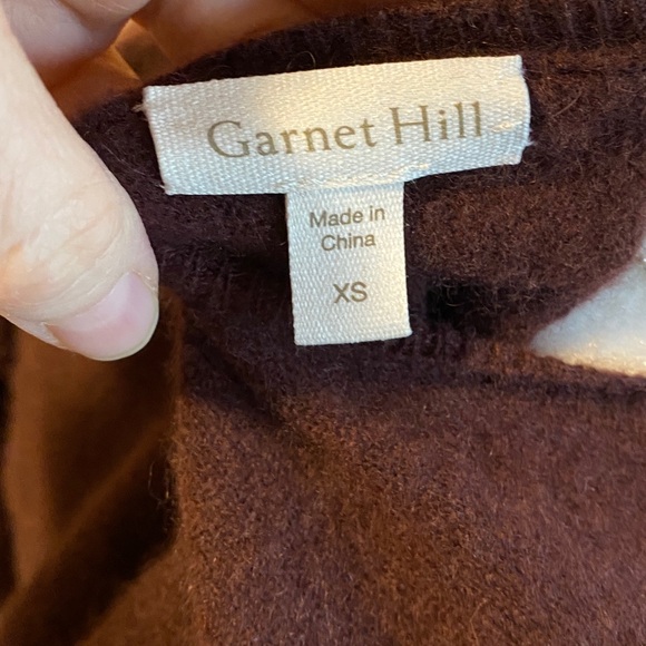 Garnet Hill cashmere sweater XS/S - Picture 4 of 5